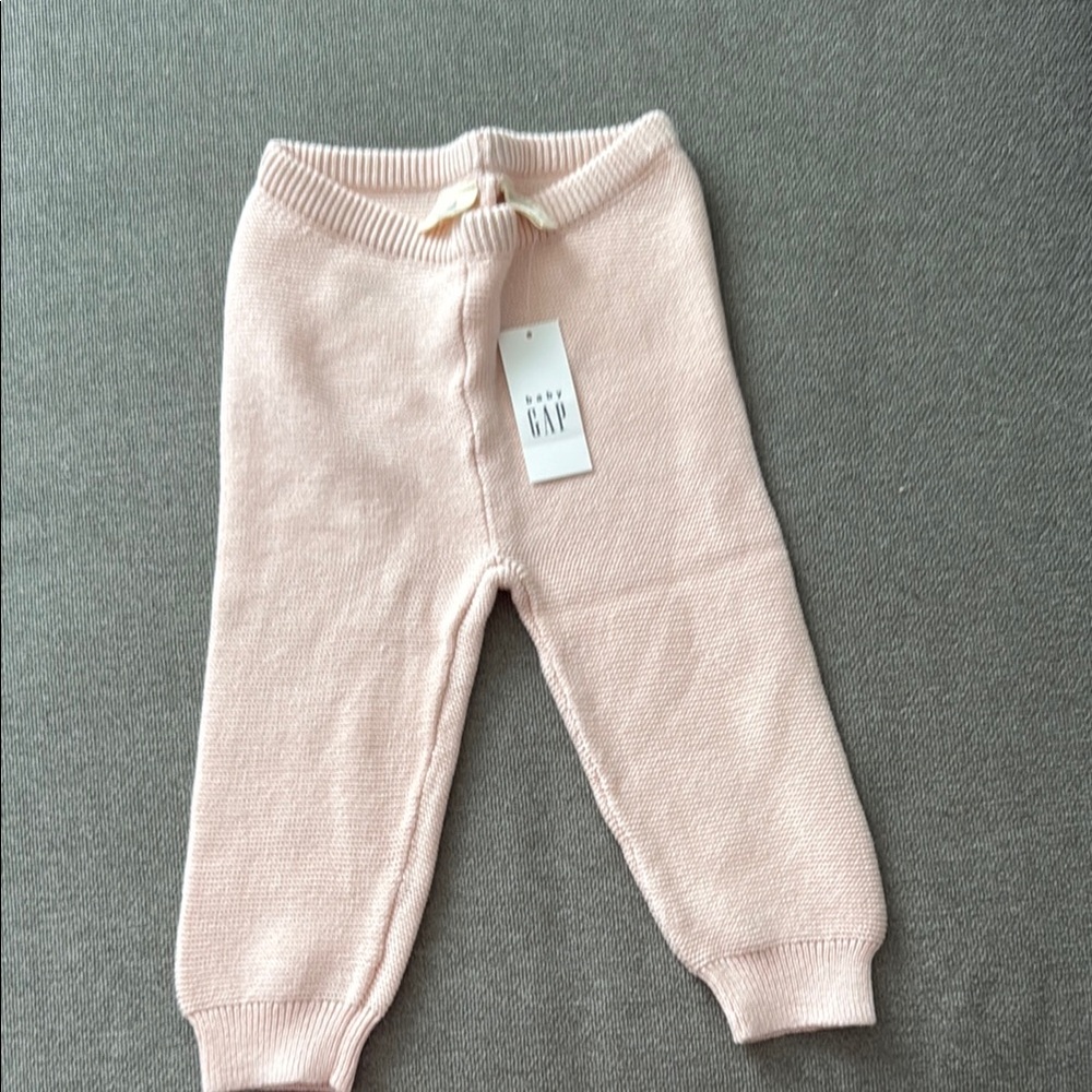 GAP Soft Pink Knit Baby Pants